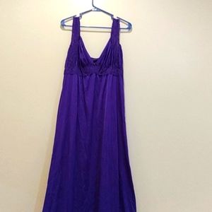Beautiful Purple Silk Nightgown